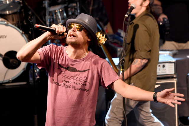 Kid Rock performing at IMS during Brickyard 400 weekend