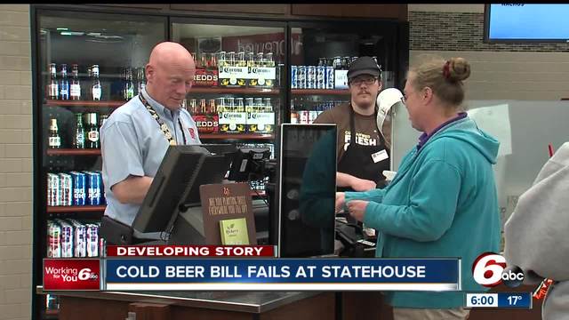 Senate Rejects Amendment To Sunday Sales Bill