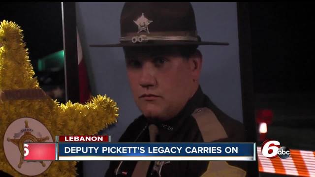 Community memorializes vehicle belonging to fallen IN sheriff's deputy