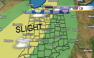 Severe storm potential Wednesday