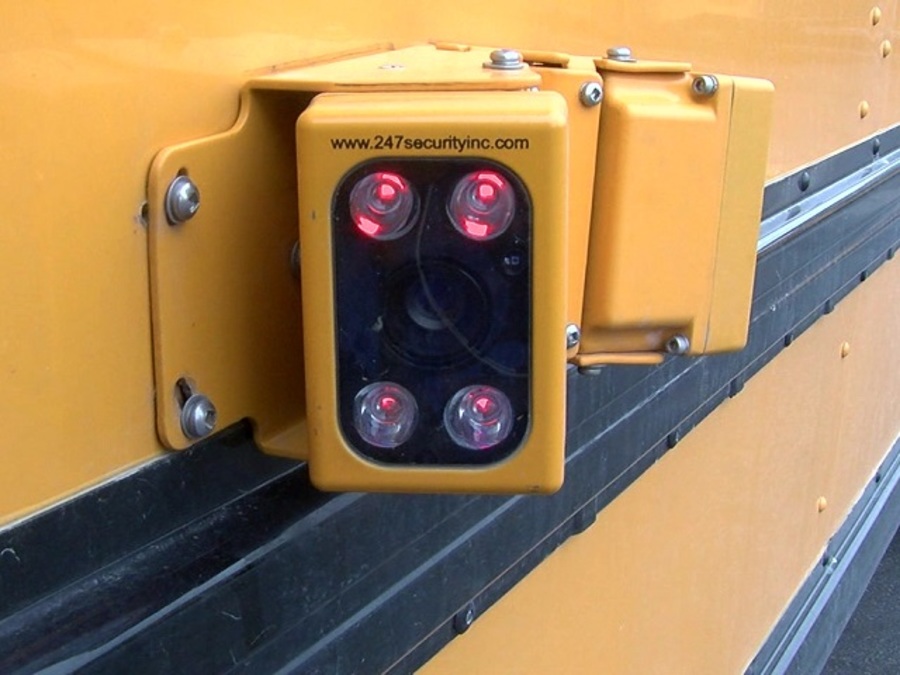 Cameras being installed on all school bus stop arms in Lebanon