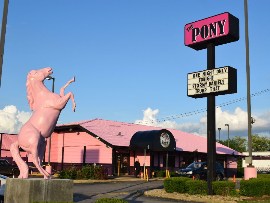 Women turn out for Stormy Daniels at Indy club