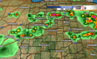 Isolated storms possible this evening
