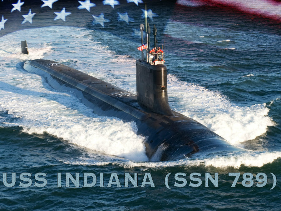 Fastattack submarine to be commissioned as 3rd USS Indiana Indianapolis, IN